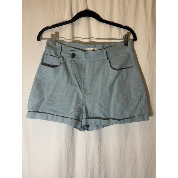 Amuse Society Play All Day Shorts Womens‎ Juniors Medium Blue W26 - Picture 1 of 5